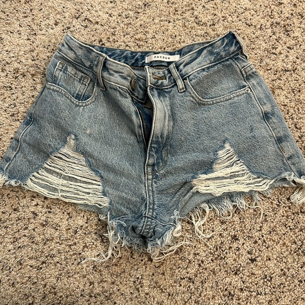 Pacsun High Rise Jean Shorts